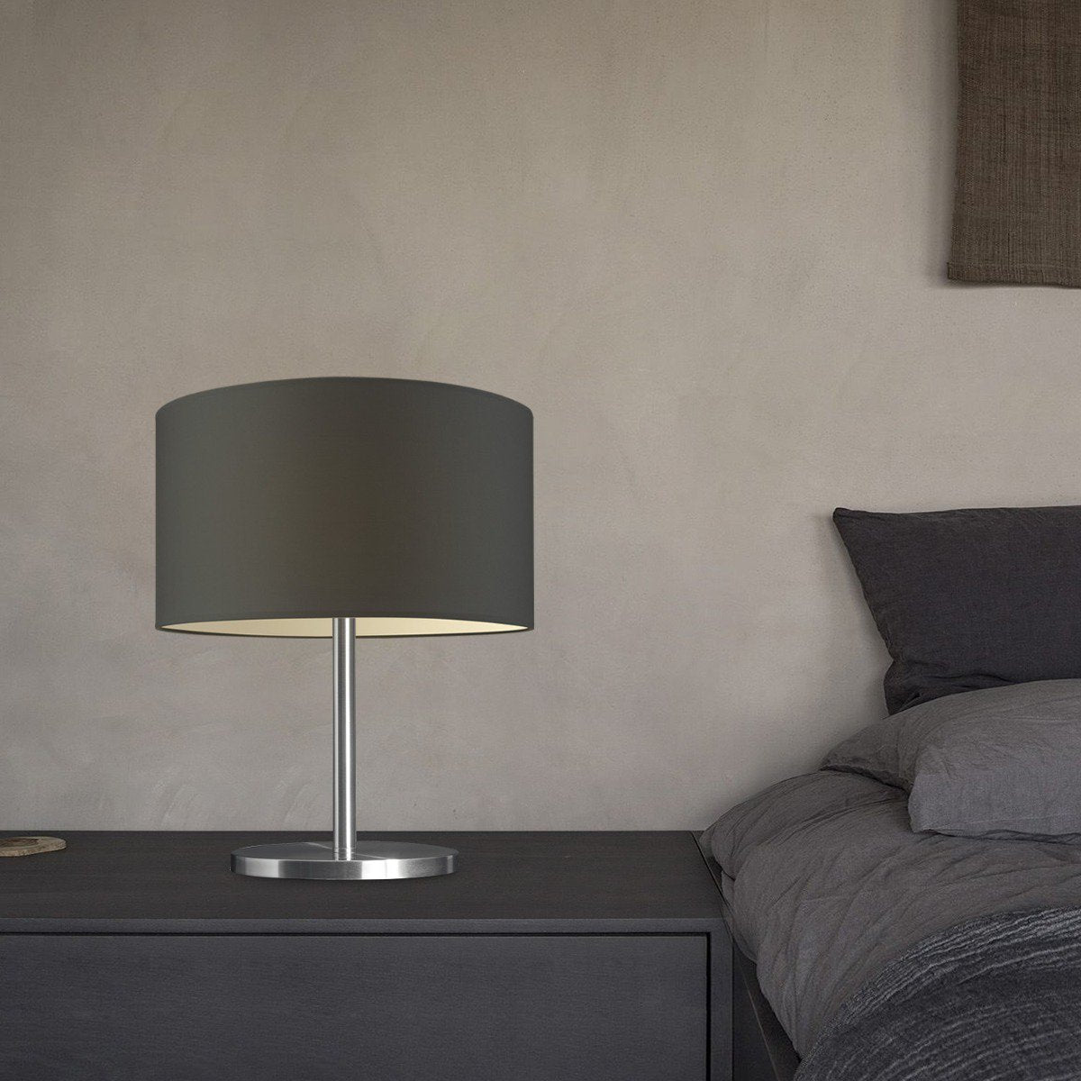 Home Sweet Home Table lamp Bling - Mauro, E27, anthracite, 40x40x35.6cm