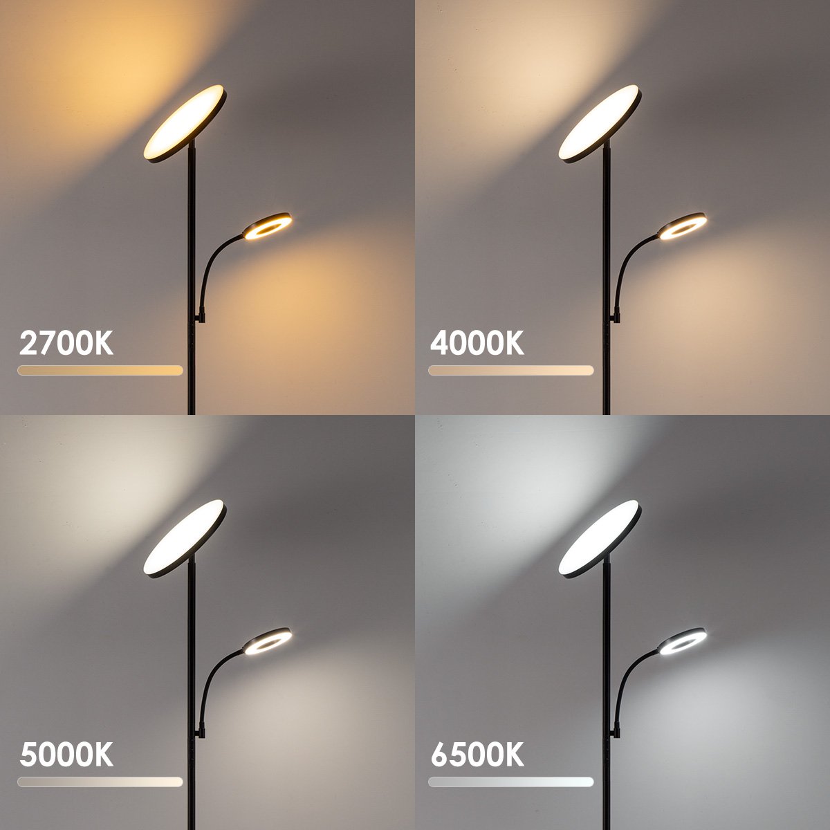 Home Sweet Home LED reading lamp floor - Modern Black