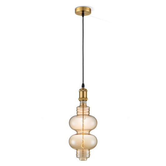 Home Sweet Home hanging lamp vintage Diabolo - G180 dimmable E27 amber