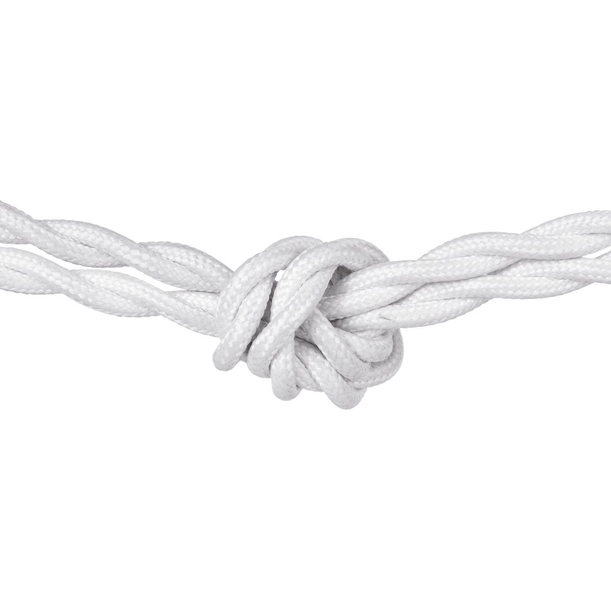 Home Sweet Home Twisted iron cord, white, order per meter.