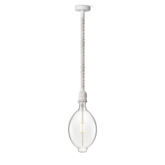 Home Sweet Home hanglamp wit Leonardo Ovaal G180 - dimbaar E27 helder