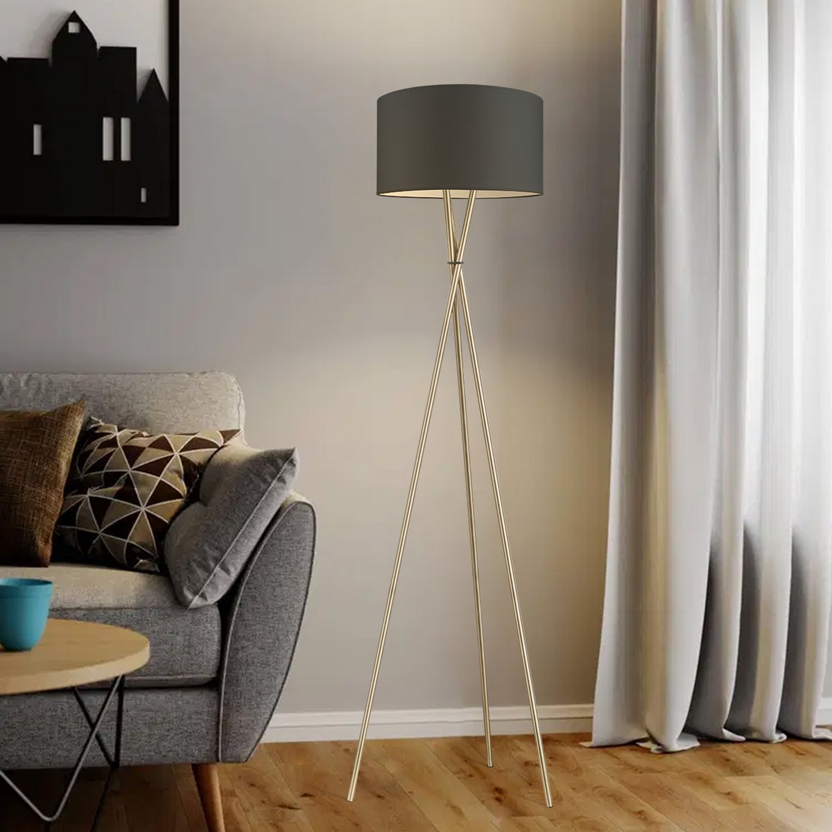 Home Sweet Home floor lamp Bling-Legs Bronze-Anthracite-40cm