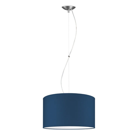 Home Sweet Home hanging lamp Deluxe with lampshade, E27, dark blue, 40cm