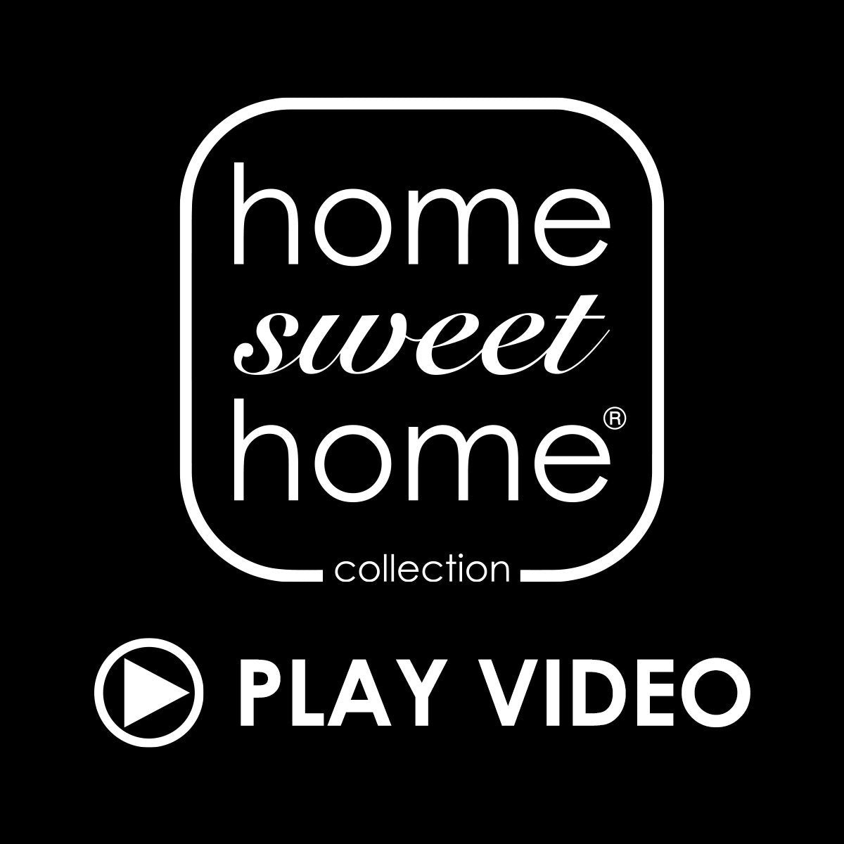 Home Sweet Home Iron cord, black and white, order per meter.