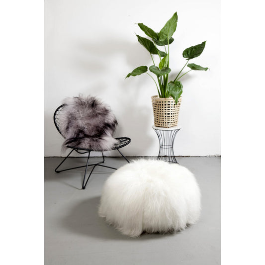 POUFFE ICELANDIC WHITE