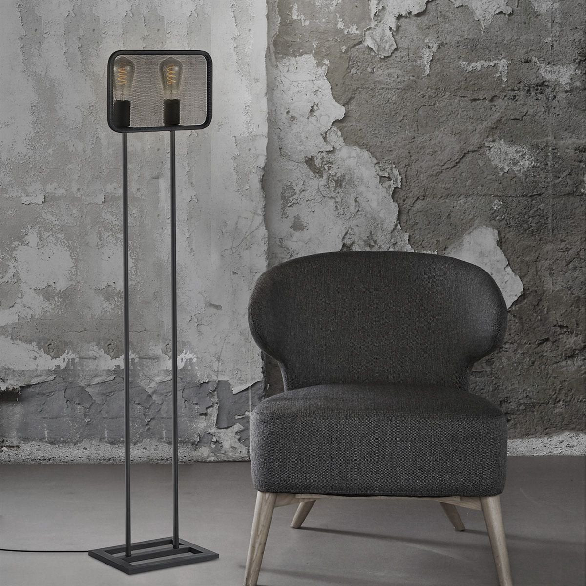 Home Sweet Home Weave 2L Floor Lamp - Modern Floor Lamp Black