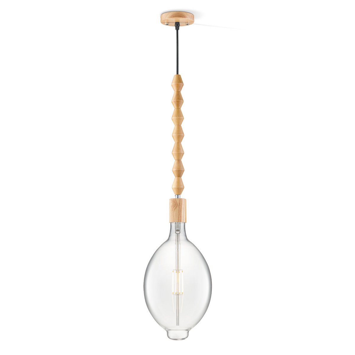 Home Sweet Home hanging lamp Dana Ovaal - LED G180 - dimmable E27 clear