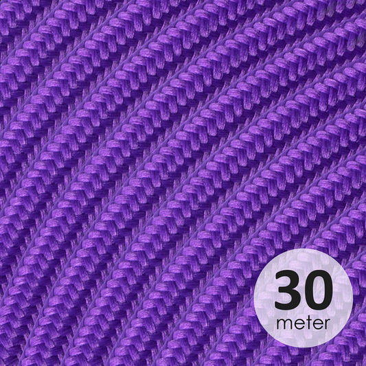 Home Sweet Home Iron cord, dark purple, roll of 30 meters.