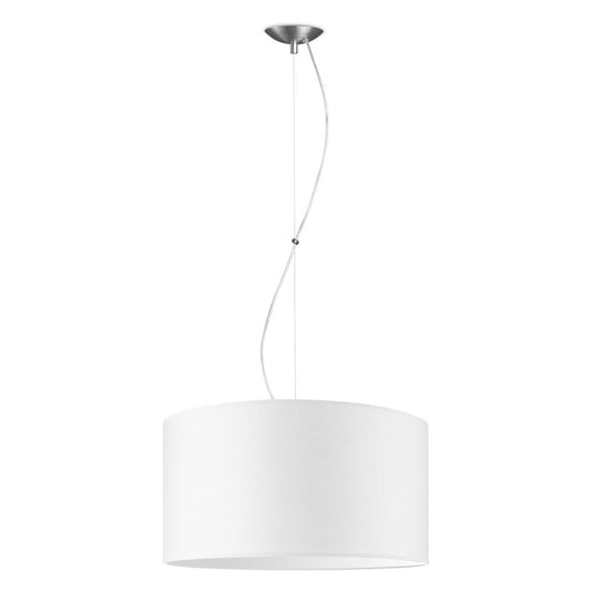 Home Sweet Home hanging lamp Deluxe with lampshade, E27, white, 50cm