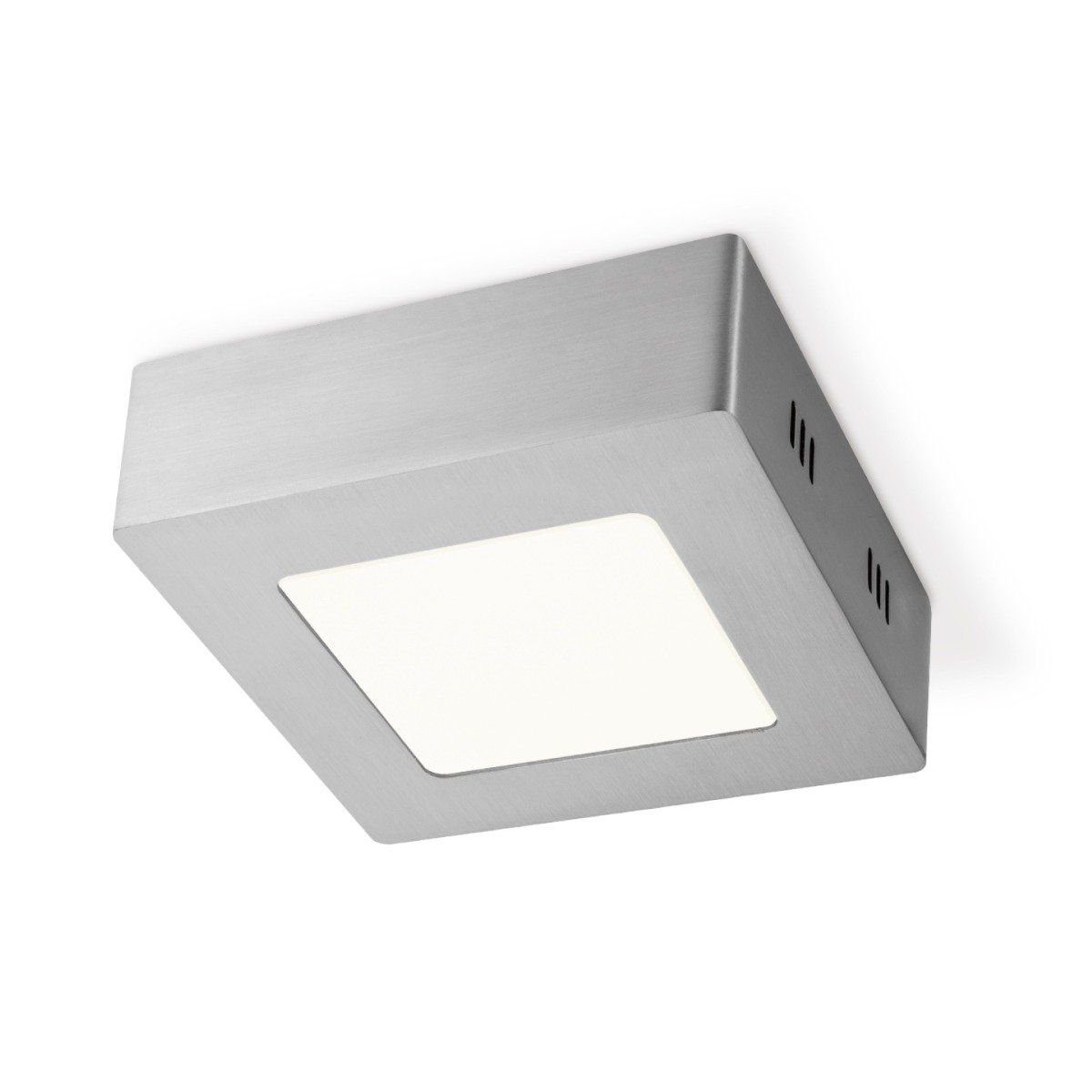 Home Sweet Home LED Ceiling Lamp Ska 12 - Brushed steel - Square