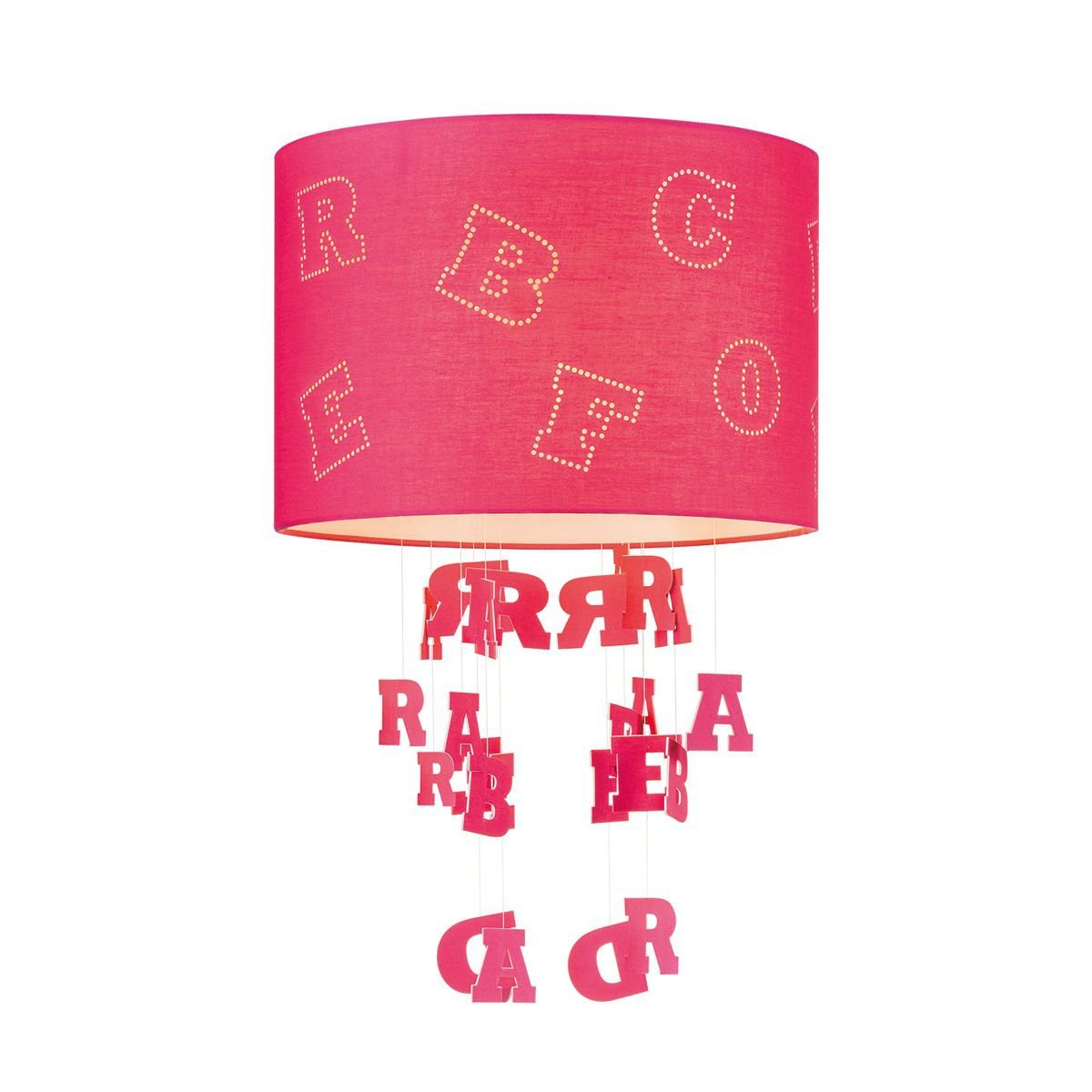 Home Sweet Home Lampshade Kids Letters red - W:30xD:30xH:20cm