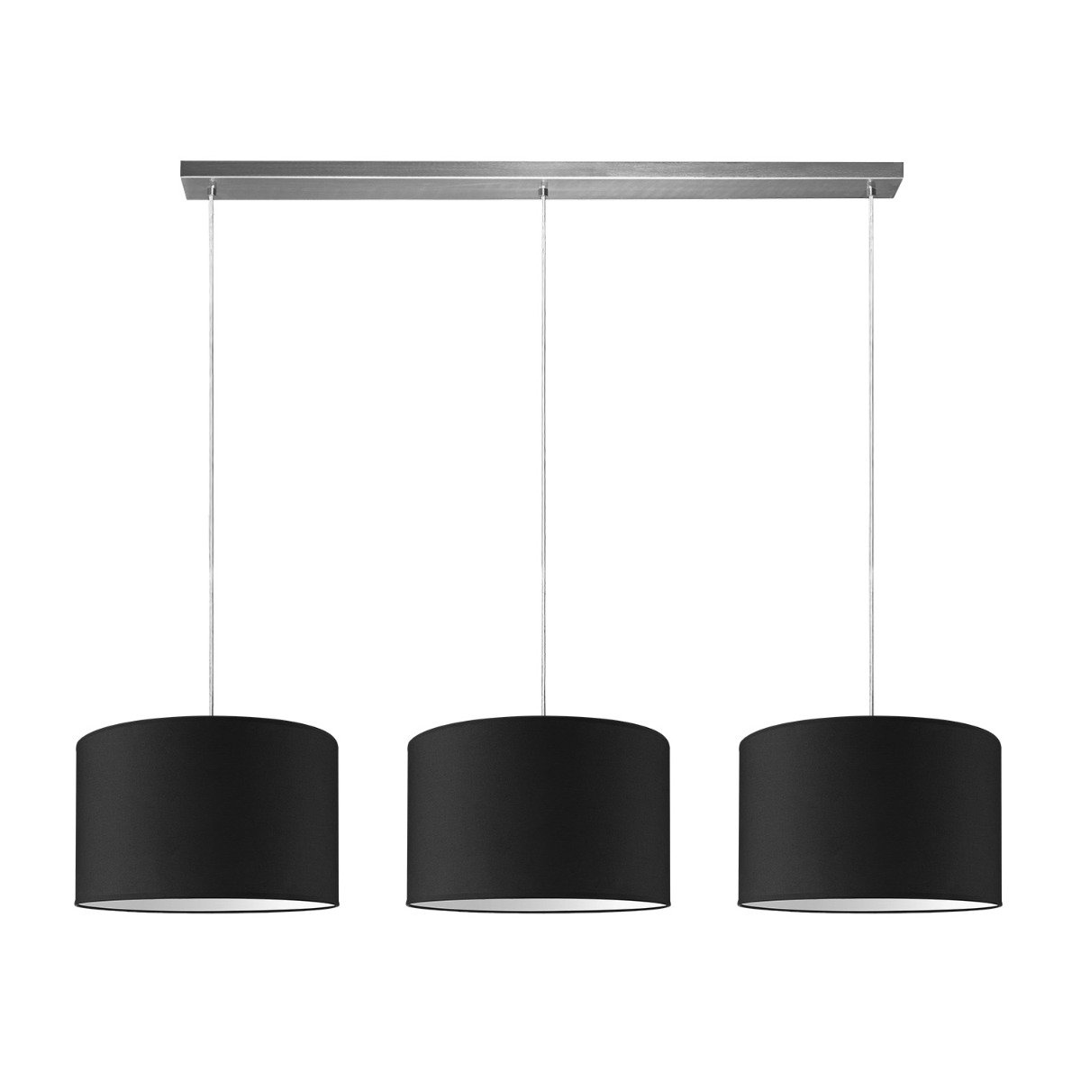 Home Sweet Home hanging lamp Beam 3L, E27, black Lampshade, 35cm