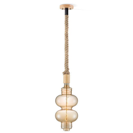 Home Sweet Home hanging lamp Leonardo Diabolo - G180 dimmable E27 amber