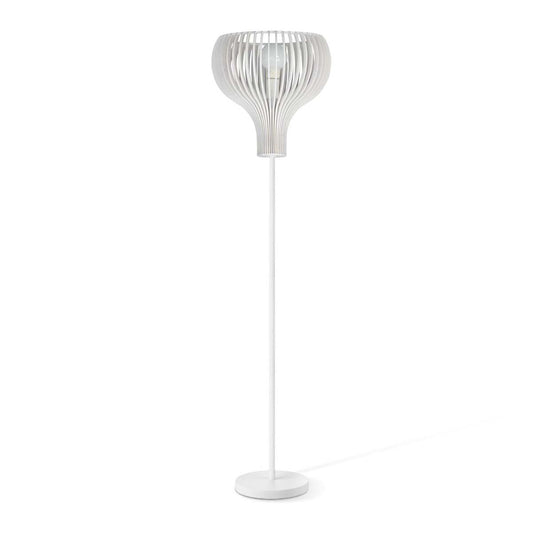 Home Sweet Home Wood 180 Floor Lamp C White - Design - 40x40x180cm