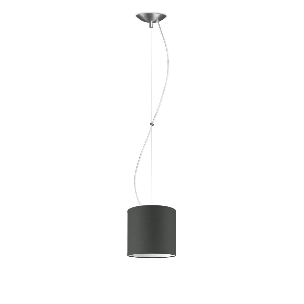 Home Sweet Home hanging lamp Deluxe with lampshade, E27, anthracite, 16cm