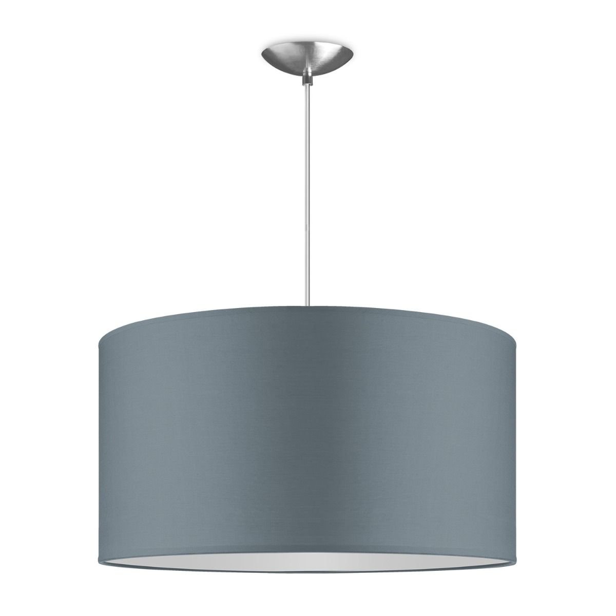 Home Sweet Home hanging lamp Bling with lampshade, E27, gray, 50cm