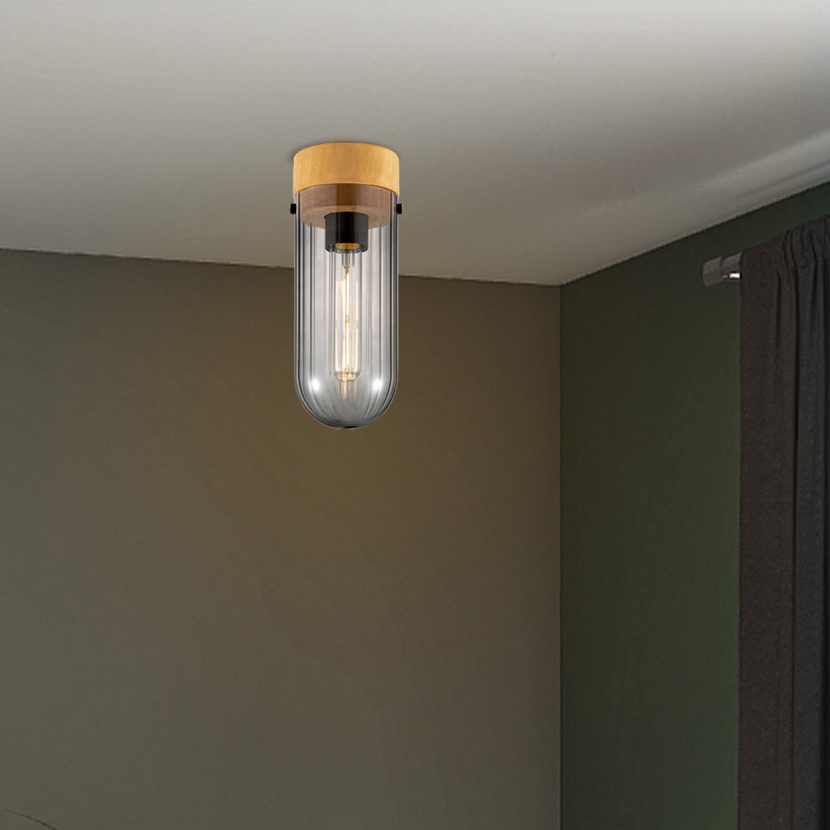 Home Sweet Home Modern LED Ceiling Lamp Capri - Smoke