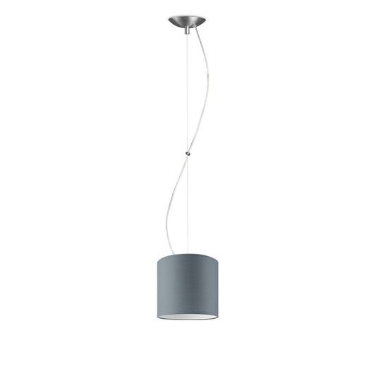 Home Sweet Home hanging lamp Deluxe with lampshade, E27, gray, 16cm