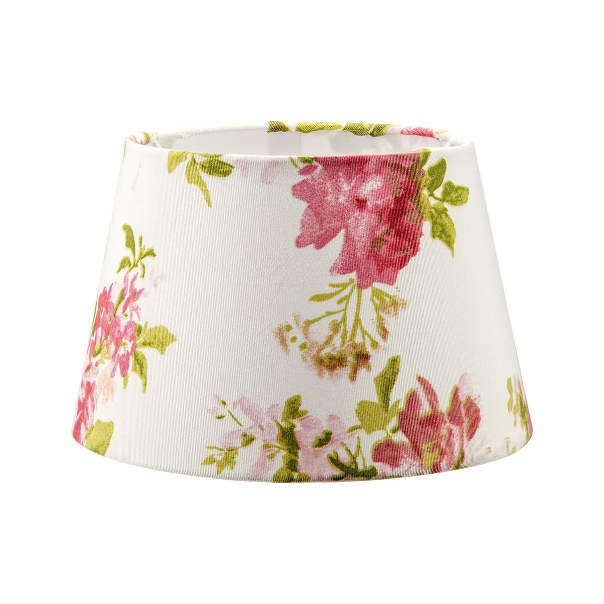 Home Sweet Home Flower Fabric Lampshade Beige - 20 x 15 x 13 cm