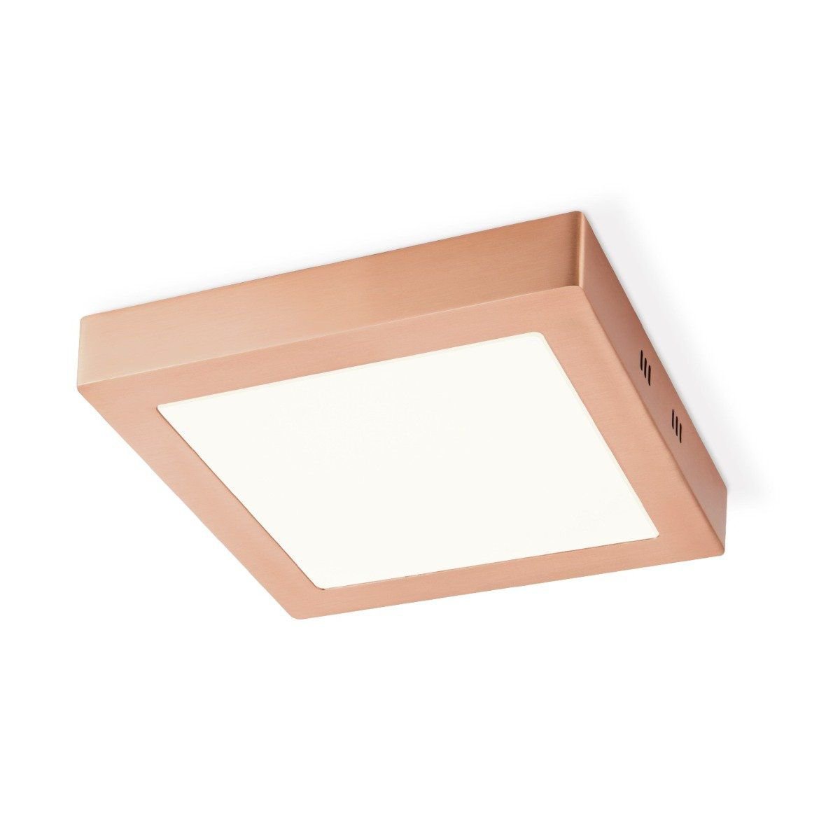 Home Sweet Home LED Ceiling Lamp Ska - Copper - Square 22/22/3.6cm