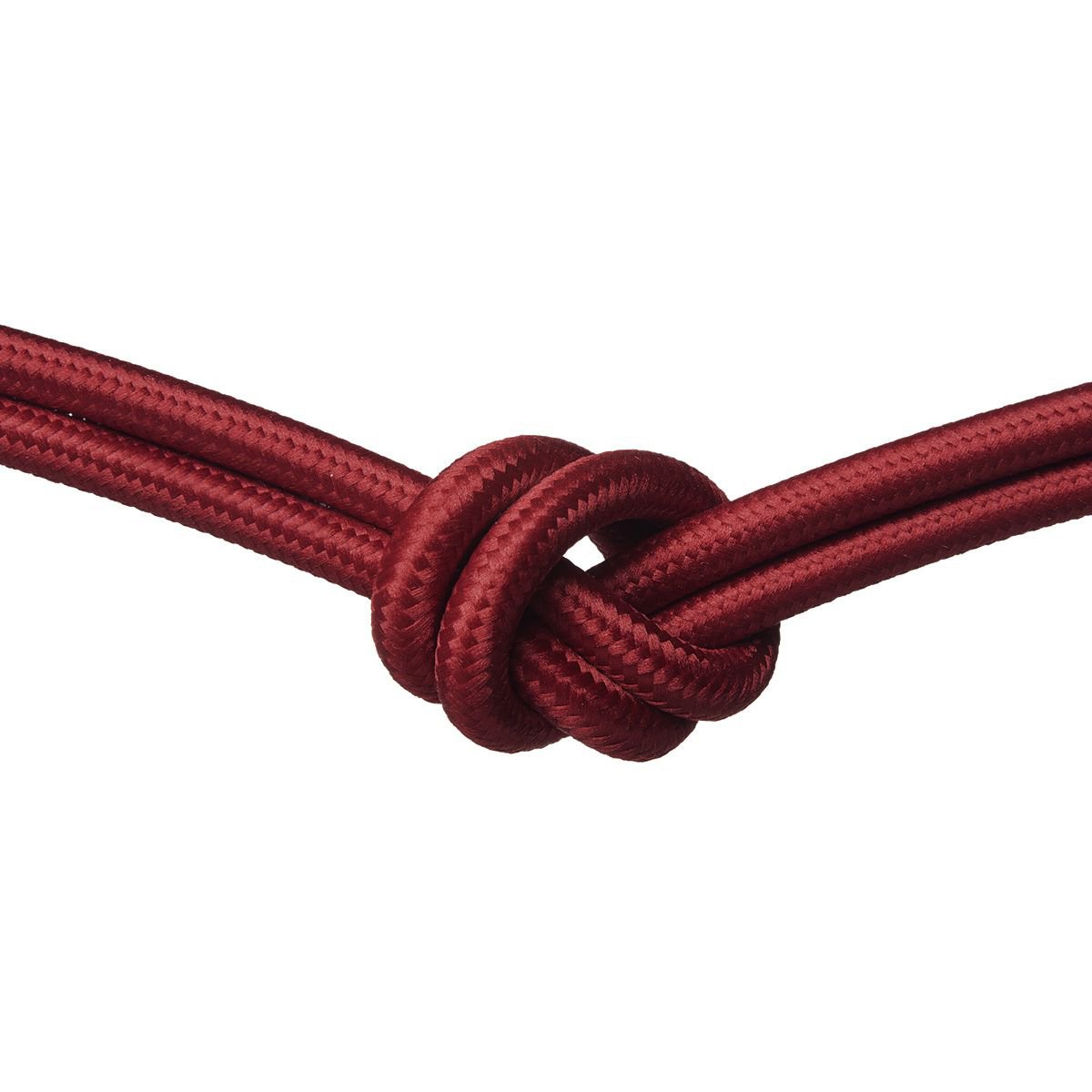 Home Sweet Home Iron cord, dark red, order per meter.