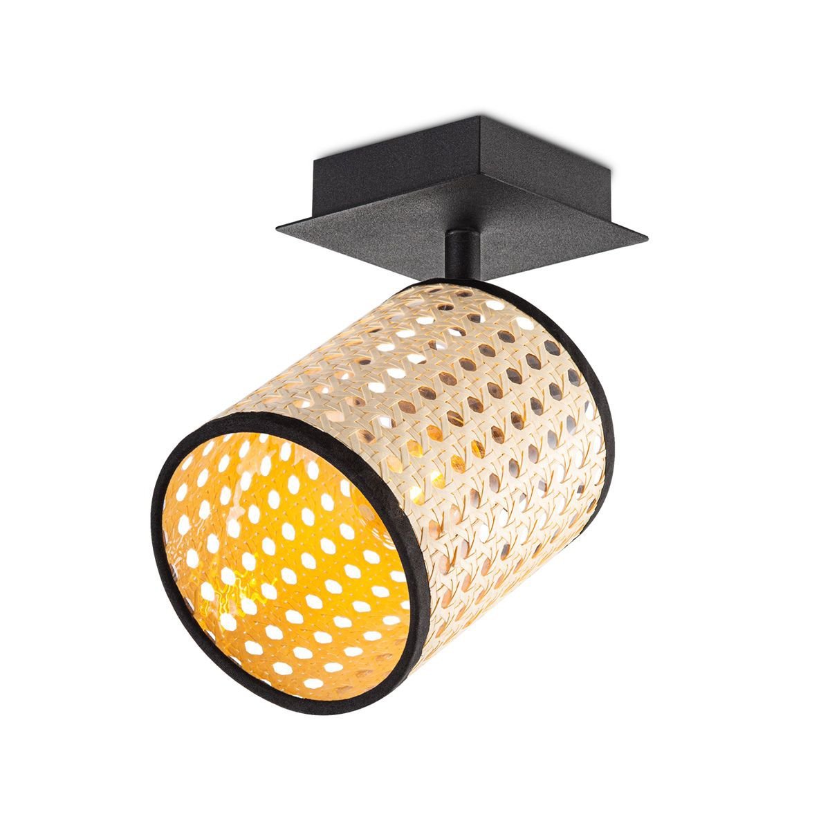 Home Sweet Home Rural LED ceiling spotlight Dean - Black