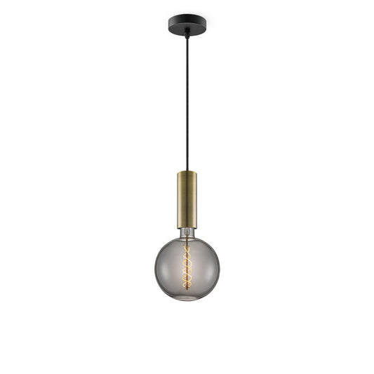 Home Sweet Home hanging lamp bronze Saga - G180 - dimmable E27 smoke