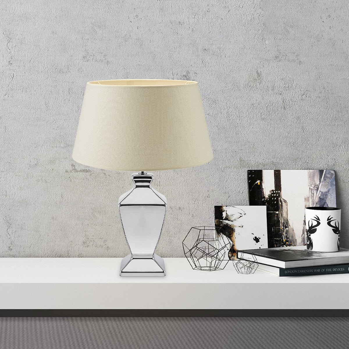 Home Sweet Home Table lamp Melrose, E27 warm white dimensions 35x50cm