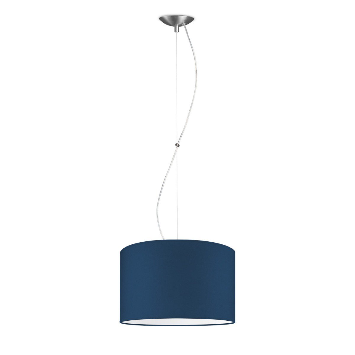 Home Sweet Home hanging lamp Deluxe with lampshade, E27, dark blue, 35cm