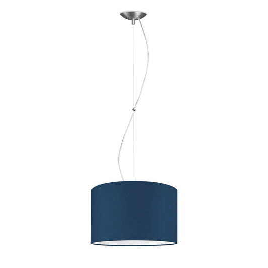 Home Sweet Home hanging lamp Deluxe with lampshade, E27, dark blue, 35cm