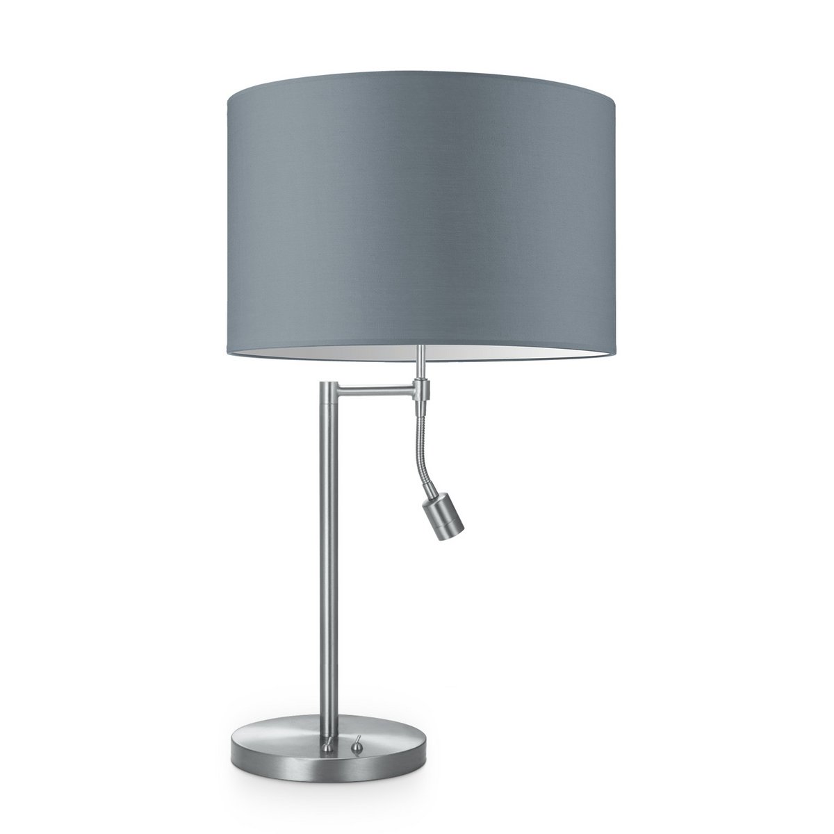 Home Sweet Home Table lamp Read, LED Reading lamp, E27, gray 35x35x47cm