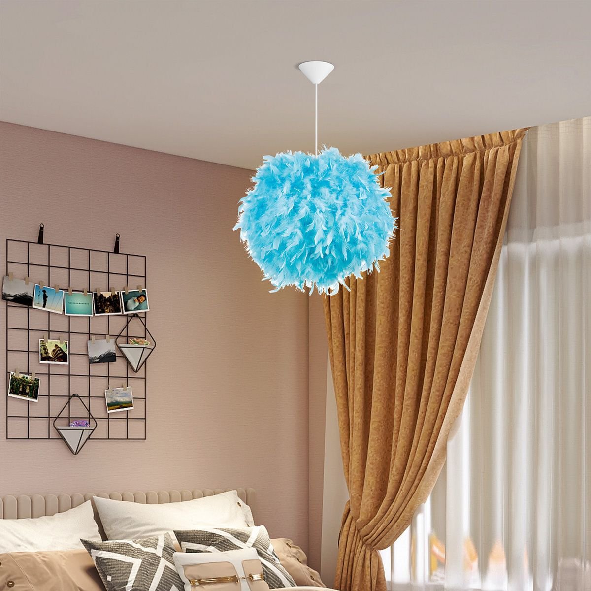 Home Sweet Home Lampshade Kids Cloud cylinder - W:30xD:30xH:20cm