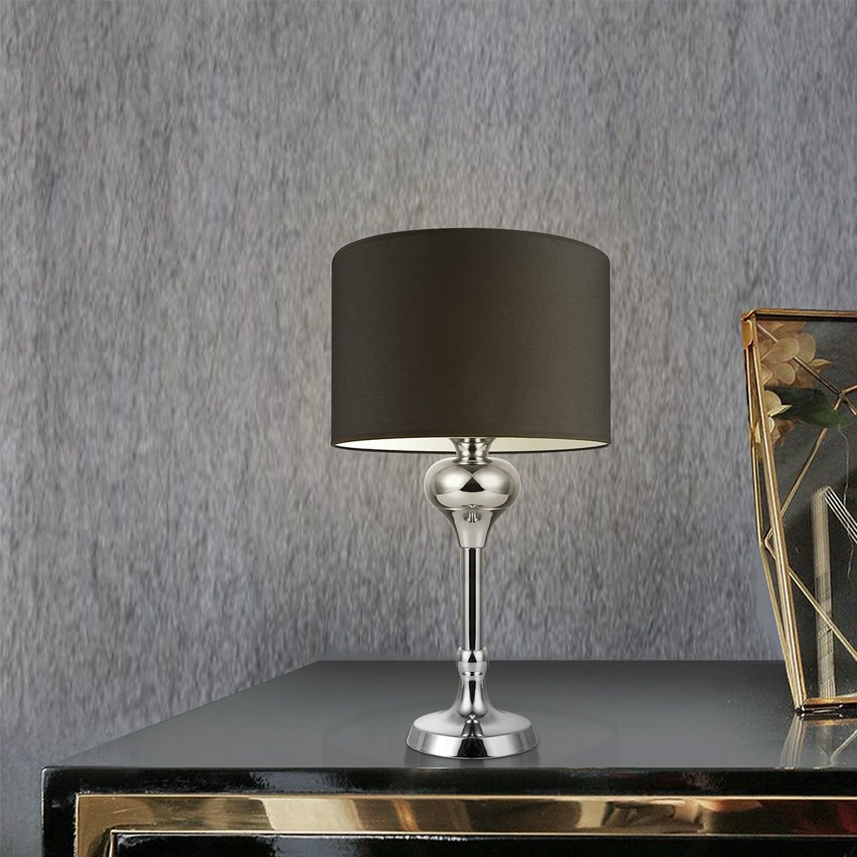 Home Sweet Home table lamp base Bima 10.5/10.5/35cm - Chrome