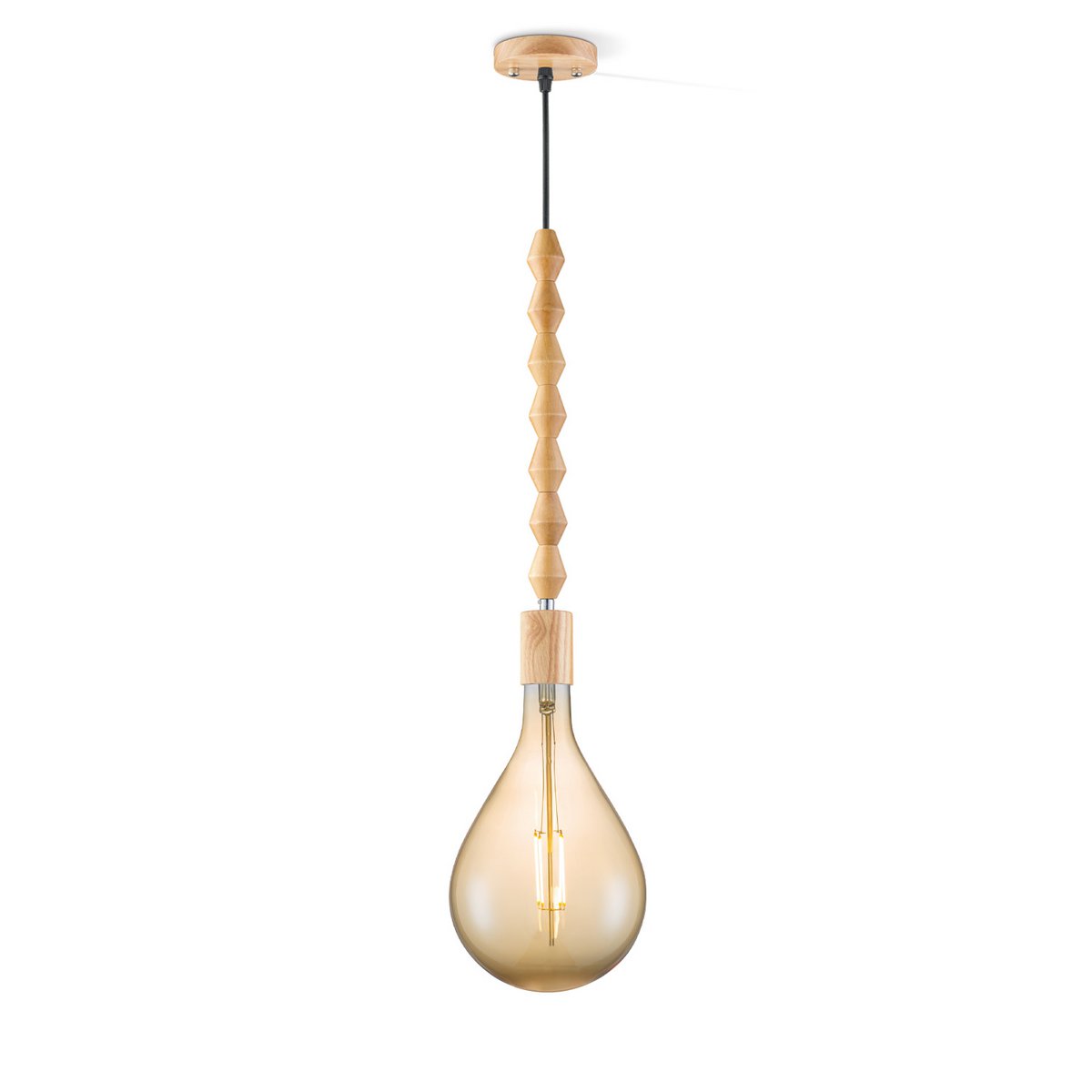 Home Sweet Home hanging lamp Dana Pear - LED G120 lamp - dimmable E27 amber