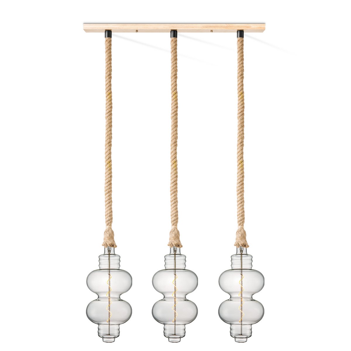 Home Sweet Home hanglamp Leonardo Diabolo - 3L dimbaar E27 helder