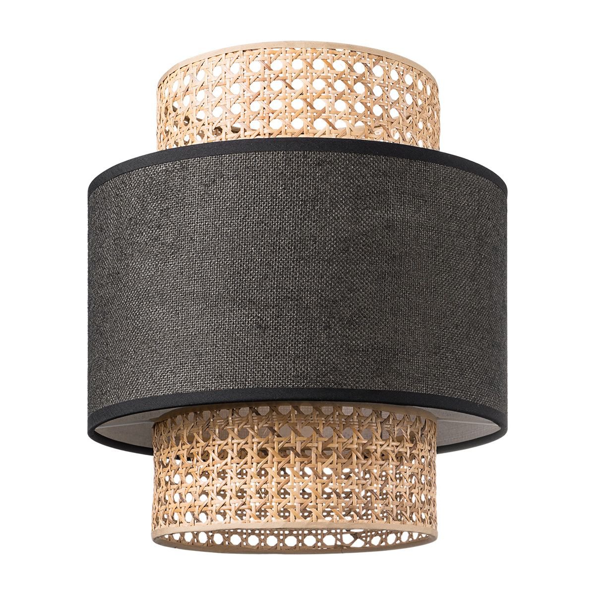 Home Sweet Home Lampshade Cane Weave black - W:30xD:30xH:40cm