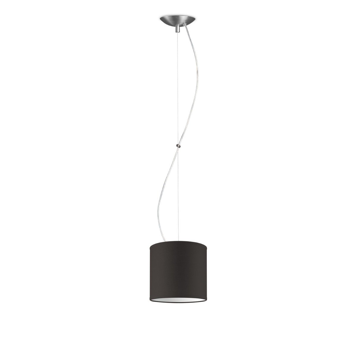 Home Sweet Home hanging lamp Deluxe with lampshade, E27, chocolate, 16cm