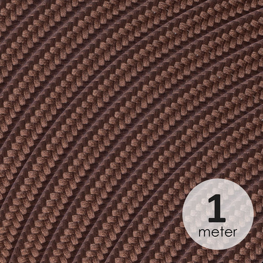 Home Sweet Home Iron cord, brown, order per meter.