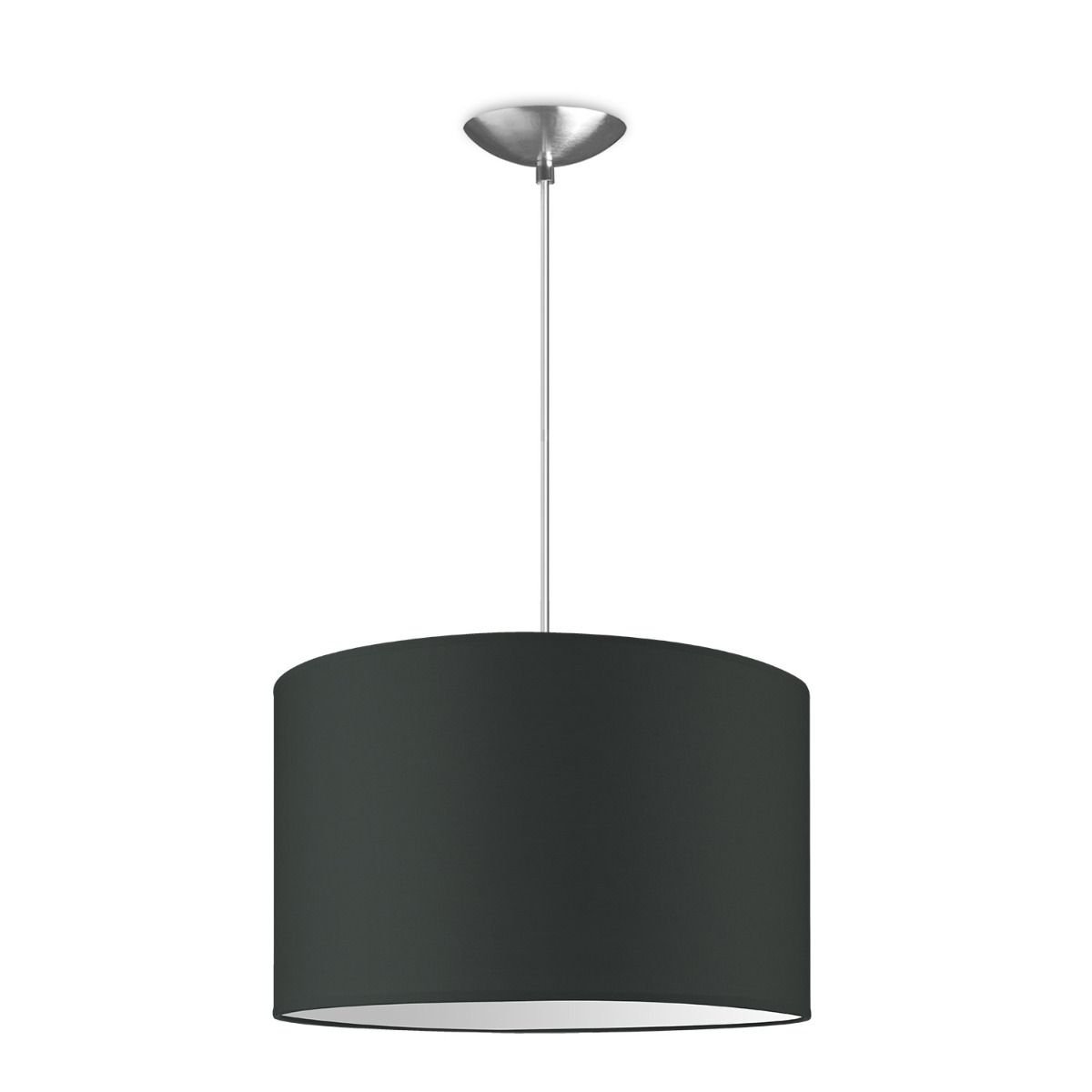 Home Sweet Home hanging lamp Bling with lampshade, E27, anthracite, 35cm