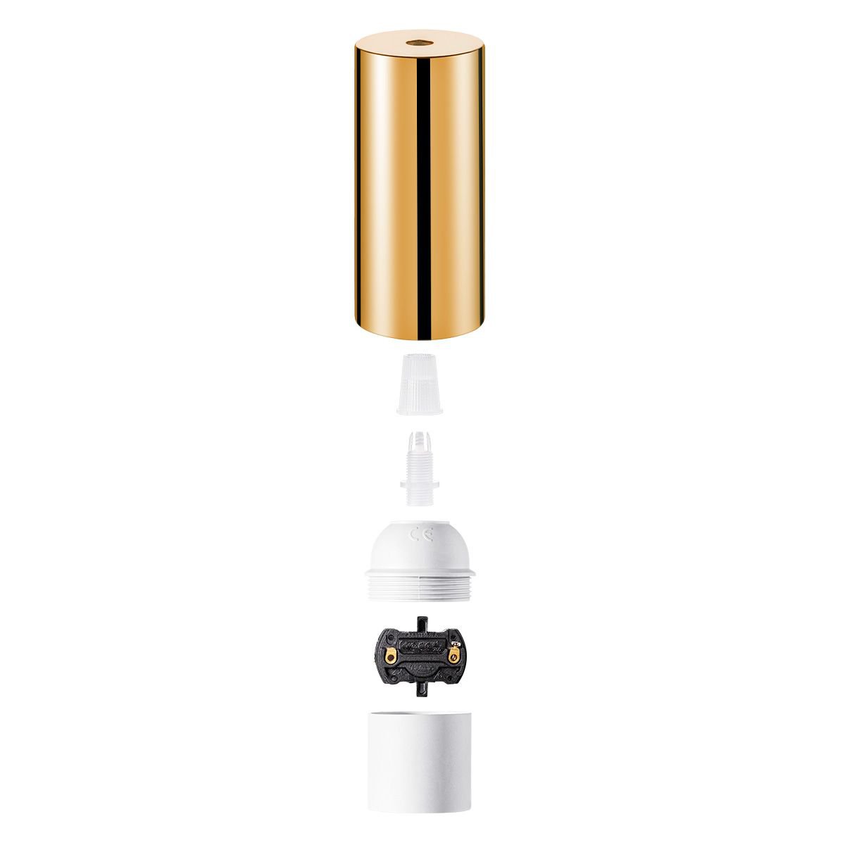 Home Sweet Home cylinder E27 fitting gold