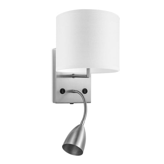 Home Sweet Home Wandlamp - Read, LED Leeslamp, E27, wit 20cm