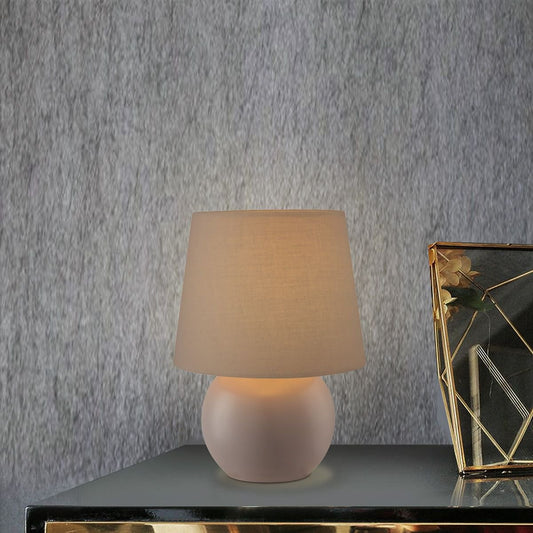 Home Sweet Home Modern Table Lamp Isla Brown - 16/16/23cm - Bedside lamp