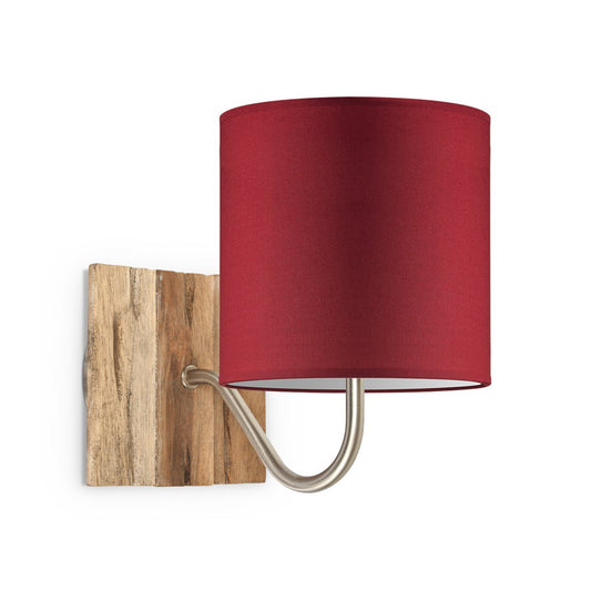 Home Sweet Home Wall Lamp - Drift including Lampshade E27 red 16x15cm