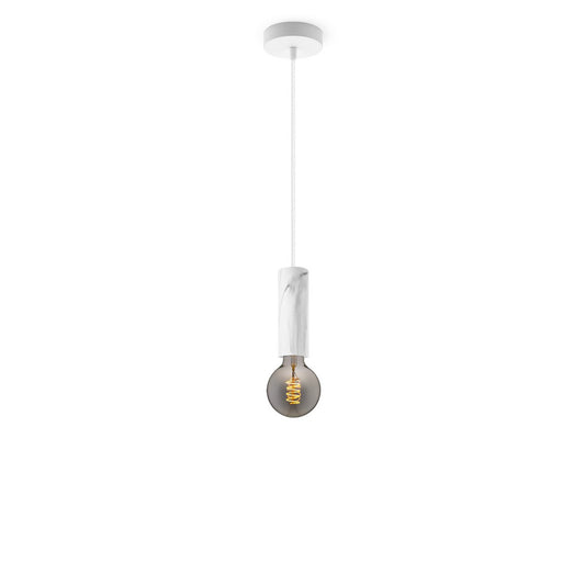 Home Sweet Home hanging lamp Marble Saga - G125 - dimmable E27 smoke