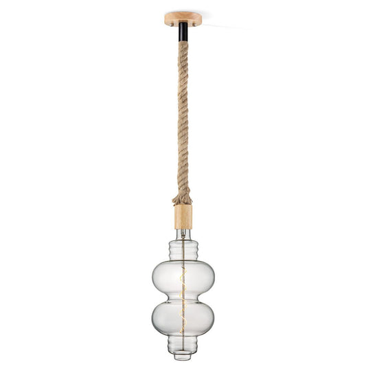 Home Sweet Home hanging lamp Leonardo Diabolo - dimmable E27 clear