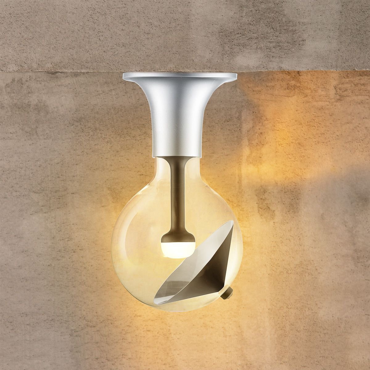 Home Sweet Home Hanging lamp Move Me - Horn Cone 5.5W 2700K gray-black