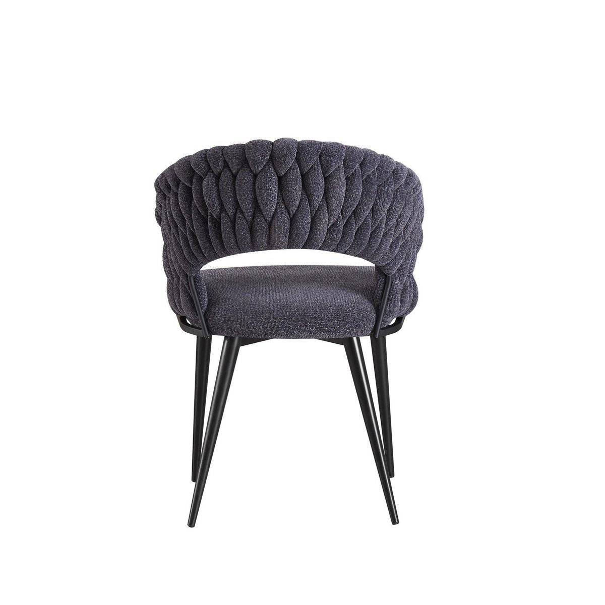 Dining room chair Wave Braided | Anthracite