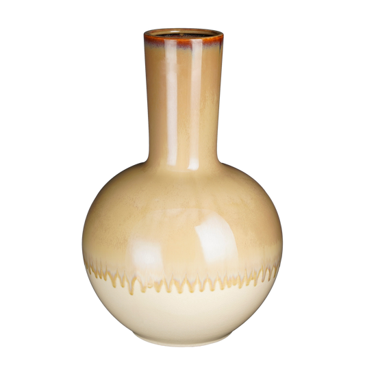 Holm Vase - H52 x Ø34 cm - Ceramic - Cream