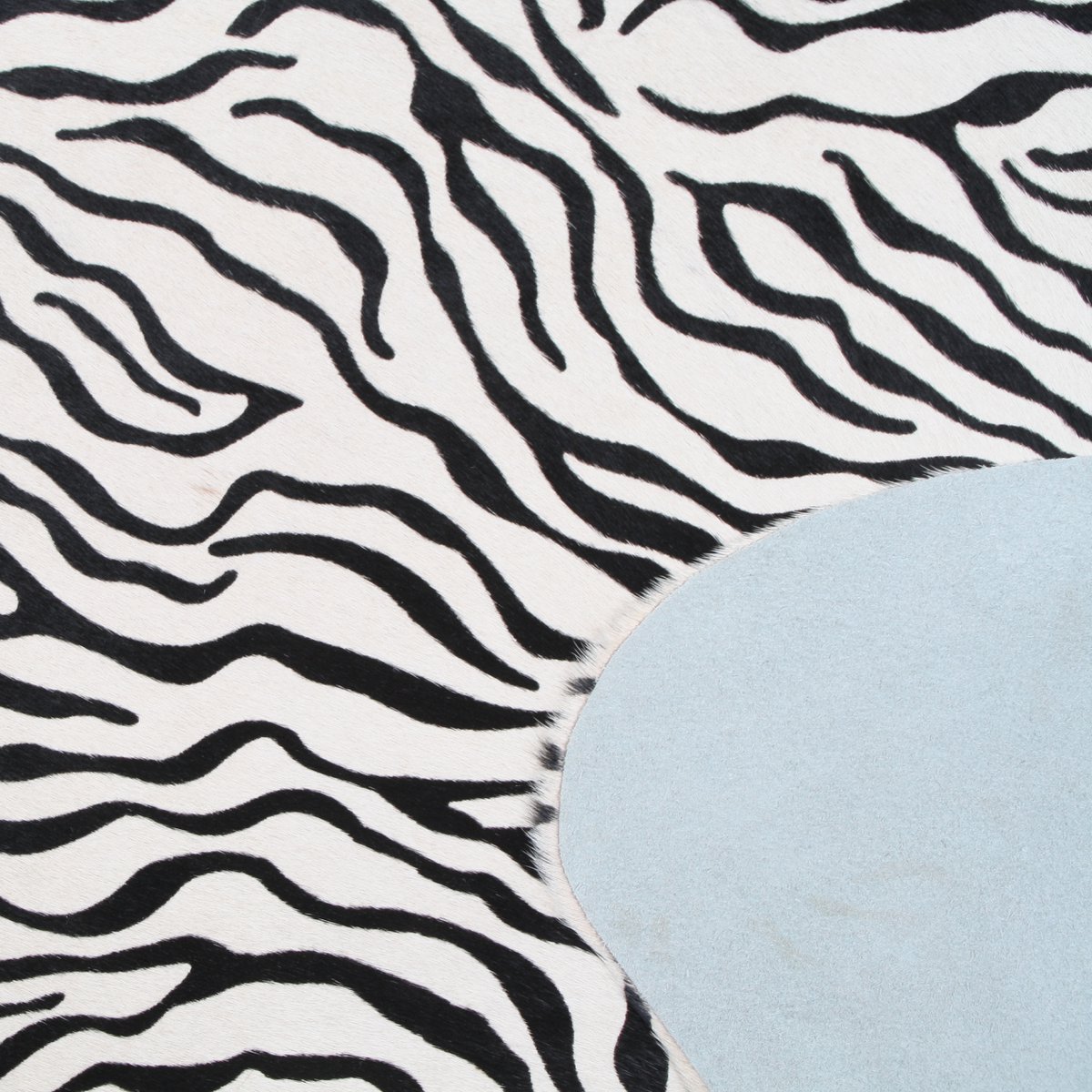 COWHIDE ZEBRA PRINT