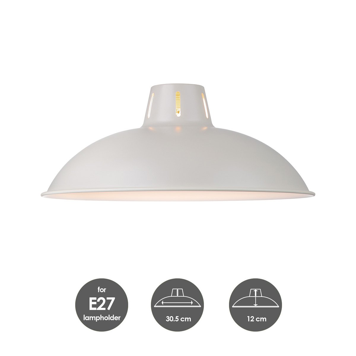 Home Sweet Home Lampshade Altis round beige - W:30.5xD:30.5xH:12cm